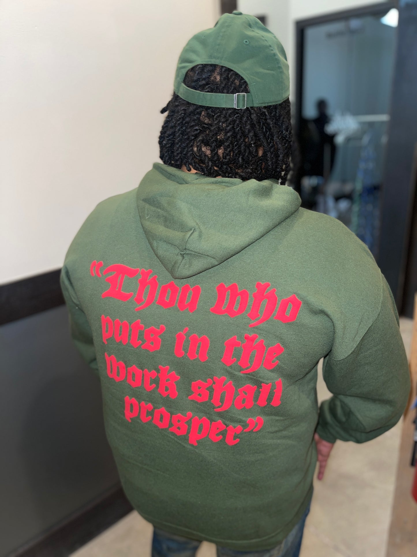 “Angels” Hoody Green