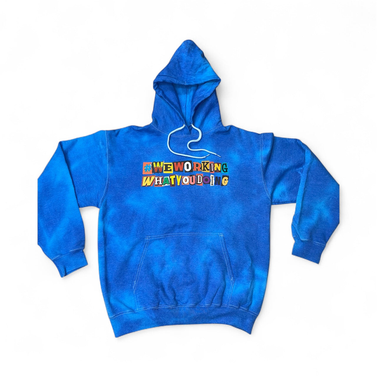 Acid Blue "Ransom Note" Hoody *1 of 1* LARGE