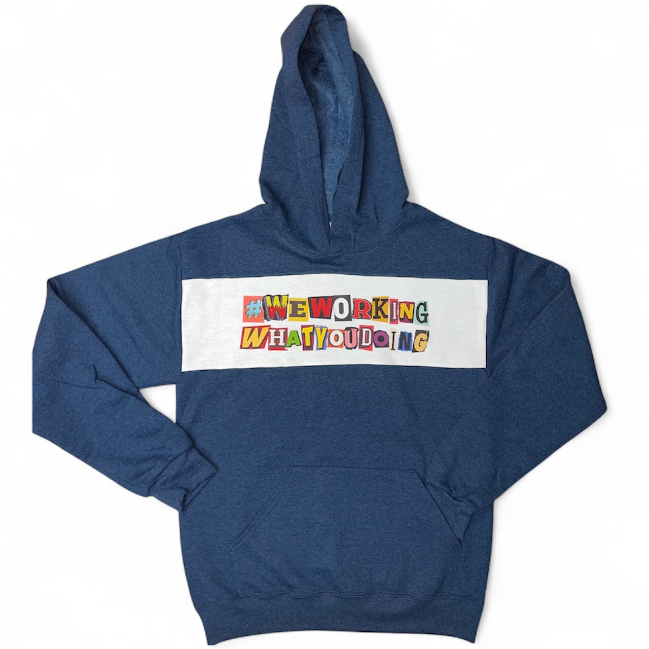 Colorblock "Ransom Note" Hoody Only 5 Available