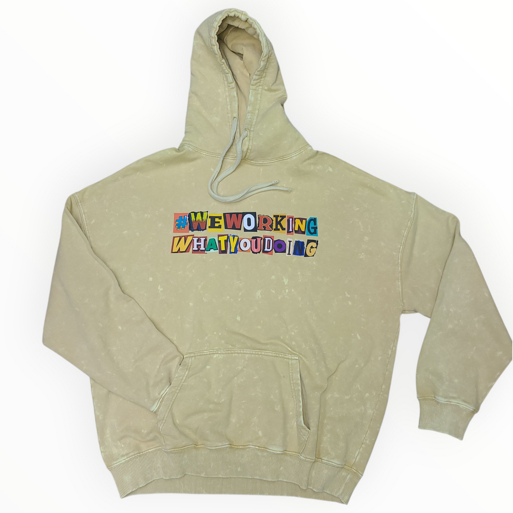 Acid Sand "Ransom Note" Hoodie *1 of 1* LARGE