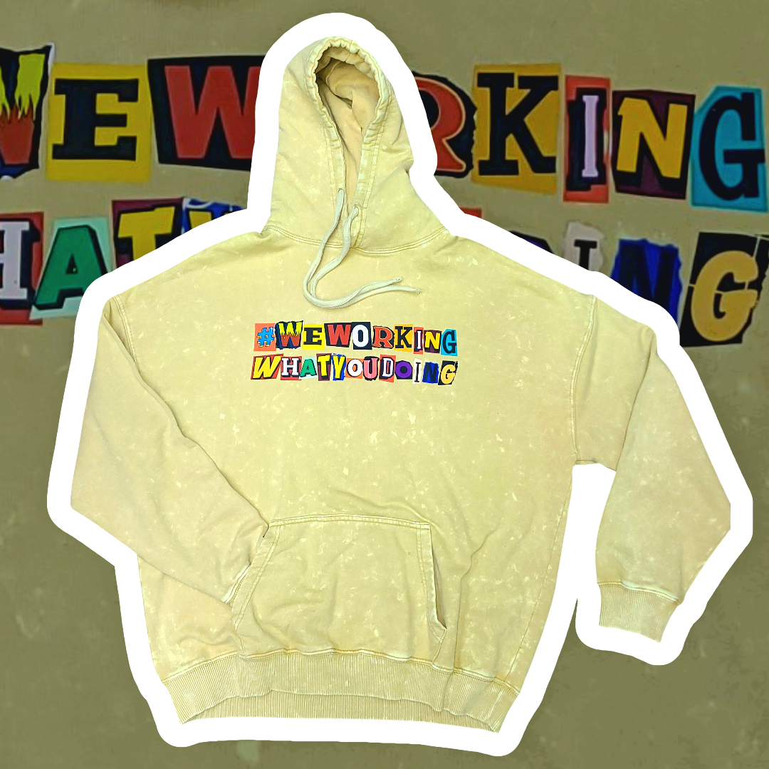 Acid Sand "Ransom Note" Hoody *1 of 1* LARGE