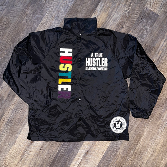 “Hustler” Windbreaker Black